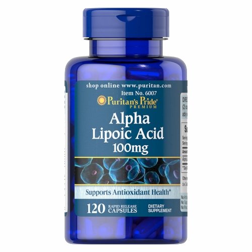 Puritan's Pride, Alpha Lipoic Acid, 100 mg, 120 Capsules