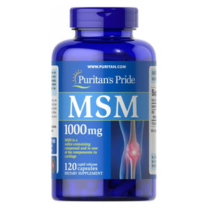 Puritan's Pride, MSM, 1000 mg, 120 Capsules