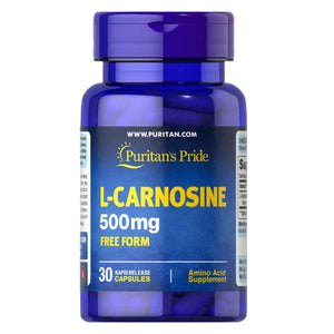 Puritan's Pride, L-Carnosine, 500 mg, 30 Capsules