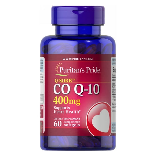 Puritan's Pride, CoQ-10, 400 mg, 60 Rapid Release Softgels