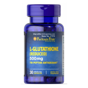 Puritan's Pride, L-Glutathione, 500 mg, 30 Capsules