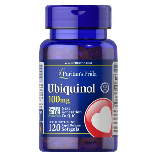 Puritan's Pride, Ubiquinol, 100 mg, 120 Rapid Release Softgels