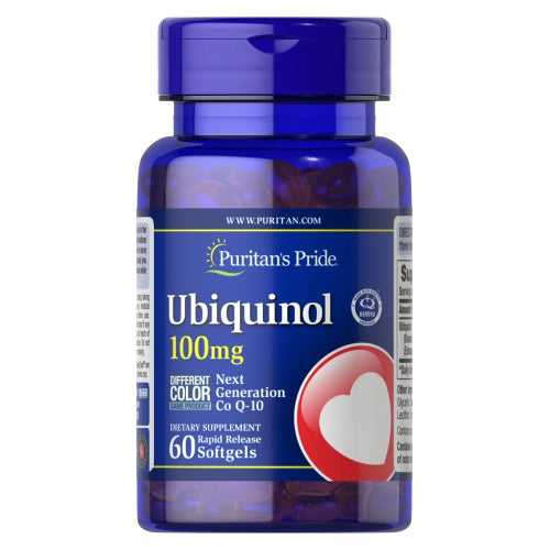 Puritan's Pride, Ubiquinol, 100 mg, 60 Rapid Release Softgels