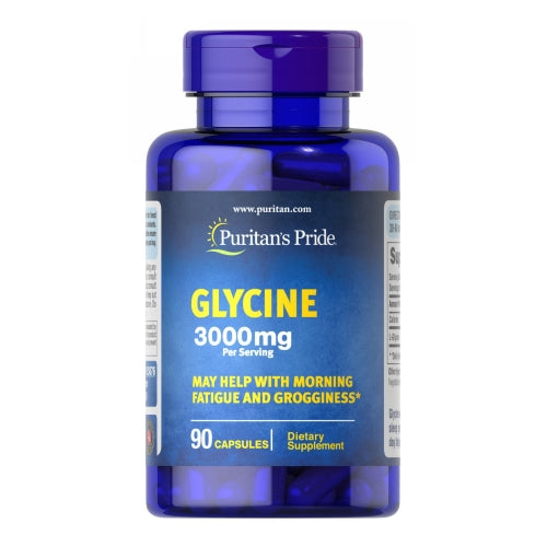 Puritan's Pride, Glycine, 3000 mg, 90 Capsules