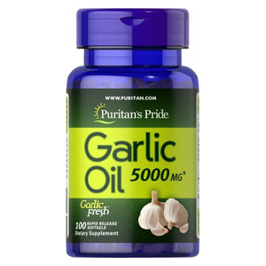 Puritan's Pride, Garlic Oil, 5000 mg, 100 Rapid Release Softgels