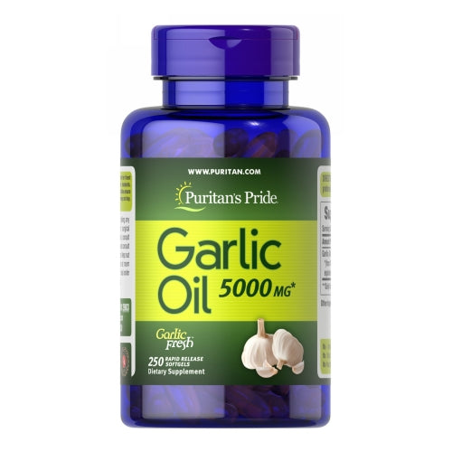 Puritan's Pride, Garlic Oil, 5000 mg, 250 Rapid Release Softgels