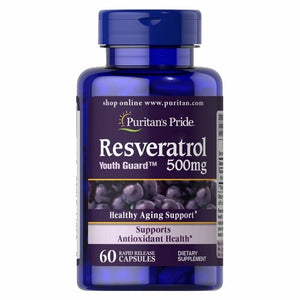 Puritan's Pride, Resveratrol, 500 mg, 60 Capsules