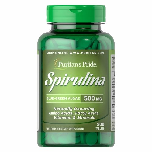 Puritan's Pride, Spirulina, 500 mg, 200 Tablets