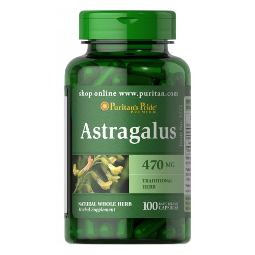 Puritan's Pride, Astragalus, 470 mg, 100 Capsules