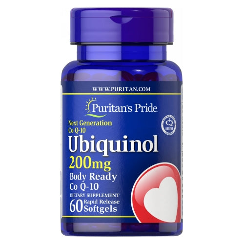 Puritan's Pride, Ubiquinol, 200 mg, 60 Rapid Release Softgels