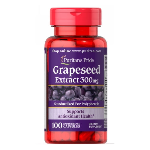 Puritan's Pride, Grapeseed Extract, 300 mg, 100 Capsules