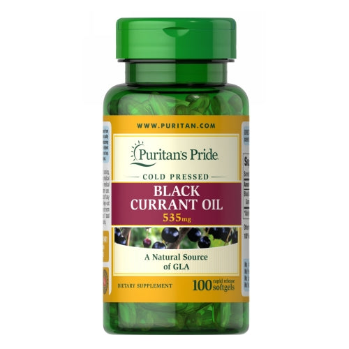 Puritan's Pride, Black Currant Oil, 535 mg, 100 Softgels