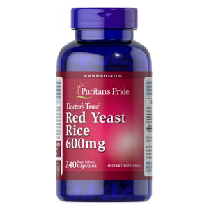 Puritan's Pride, Red Yeast Rice, 600 mg, 240 Capsules