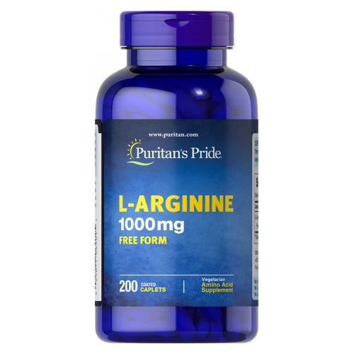 Puritan's Pride, L-Arginine, 1000 mg, 200 Caplets