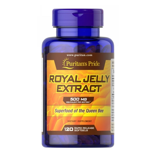 Puritan's Pride, Royal Jelly Extract, 500 mg, 120 Softgels