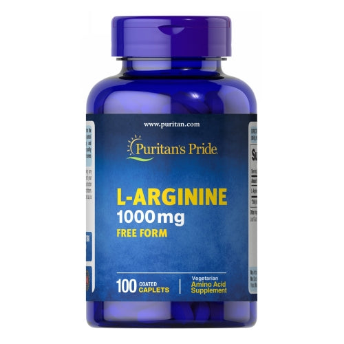 Puritan's Pride, L-Arginine, 1000 mg, 100 Caplets