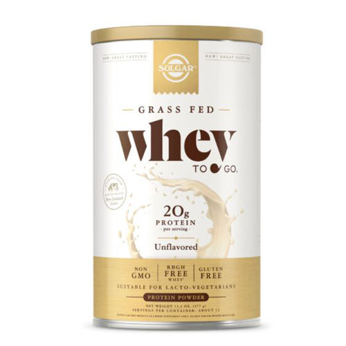 Solgar, Grass Fed Whey To Go Unflavored, 13.2 Oz