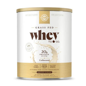 Solgar, Grass Fed Whey To Go Unflavored, 36.8 Oz