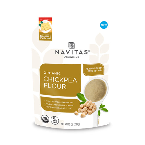 Navitas Organics, Chickpea Flour, 10 Oz