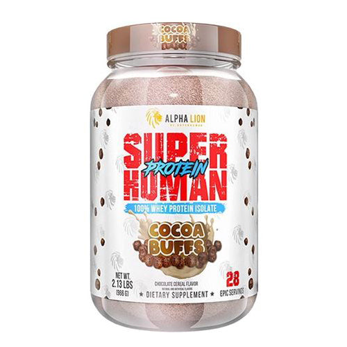 Alpha Lion, Superhuman Protein, CaCao Buffs Chocolate Cereal 28 Servings