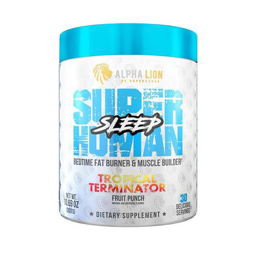 Alpha Lion, Superhuman Sleep, Tropical Terminator Fruit Punch 30 Servings