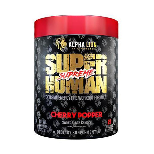 Alpha Lion, Superhuman Supreme, Sweet Black Cherry 21 Servings