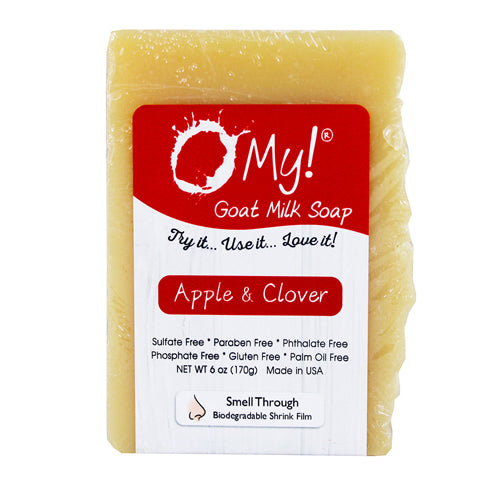 O MY!, Goat Milk Rugged Soap Bar, 6 Oz