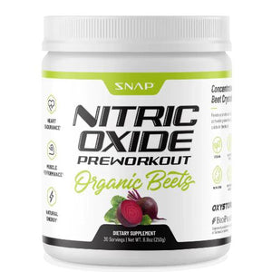 Snap Supplements, Preworkout Organic Beets Powder, 8.8 Oz