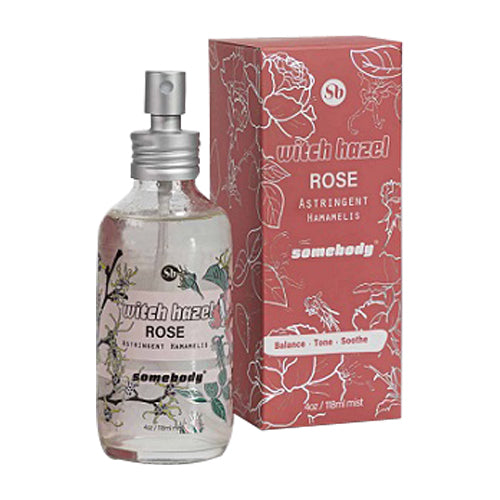 Somebody, Witch Hazel Spray Rose, 4 Oz