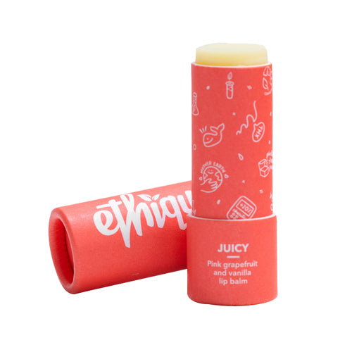 Ethique, Lip Balm Juicy Pink Grapefruit & Vanilla, 0.31 Oz