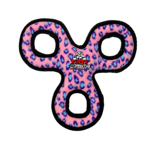 Tuffy, Tuffy Jr 3Waytug Pink Leopard, 1 Each