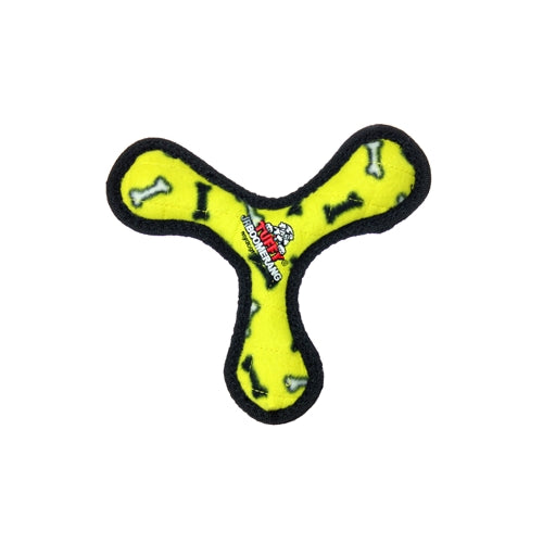 Tuffy, Tuffy Jr Boomerang Yellow Bone, 1 Each