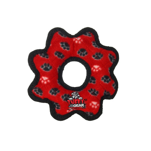 Tuffy, Tuffy Jr Gear Ring Red Paw, 1 Each