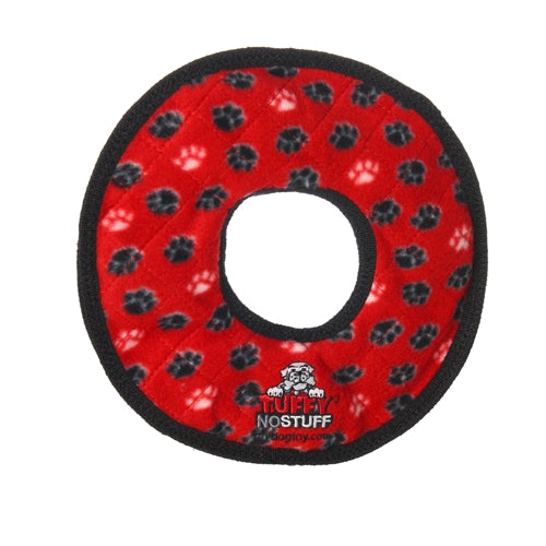 Tuffy, Tuffy No Stuff Ultimate Ring Red Paw, 1 Each