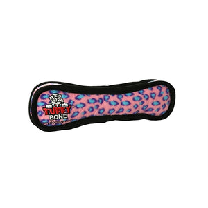 Tuffy, Tuffy Ultimate Bone Pink Leopard, 1 Each