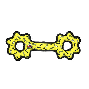 Tuffy, Tuffy Ultimate Tug-O-Gear Yellow Bone, 1 Each