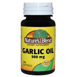 Nature's Blend, Garlic, 500 mg, 100 Softgels