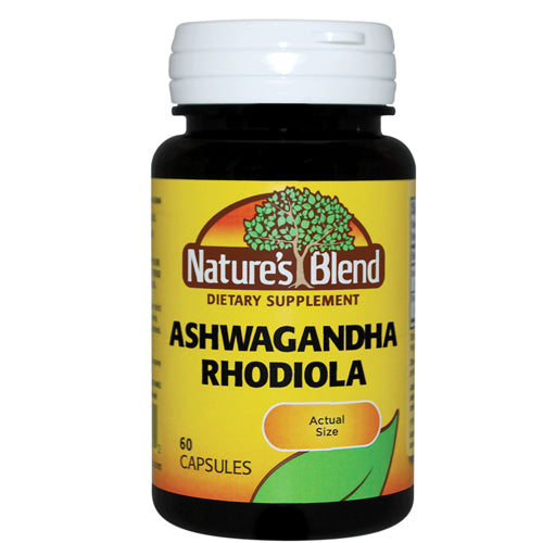 Nature's Blend, Ashwagandha Rhodiola, 60 Count