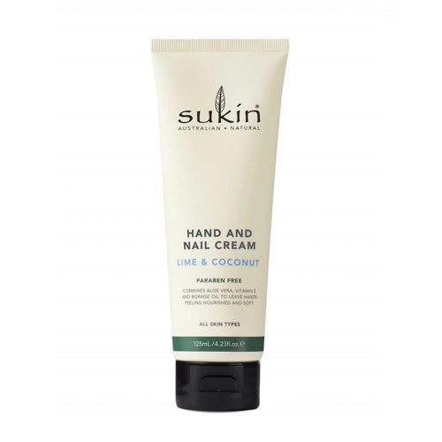 Sukin, Hand & Nail Cream Lime & Coconut, 4.23 Oz