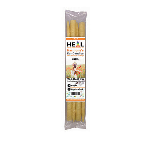 Harmony, Angel Unscented Ear Candles, 4 Count