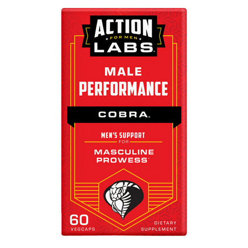 Action Labs, Male Performance Cobra, 60 Count