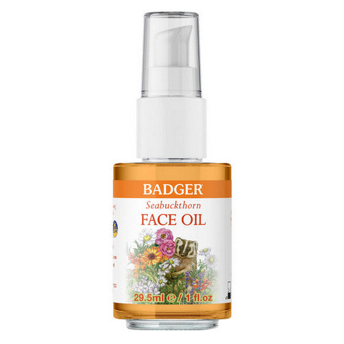 Badger Balm, Seabuckthorn Face Oil, 30 Ml