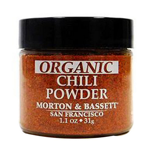 Morton & Bassett, Orgainc  Spice Chili Powder Mini, 1.1 Oz (Case Of 3)