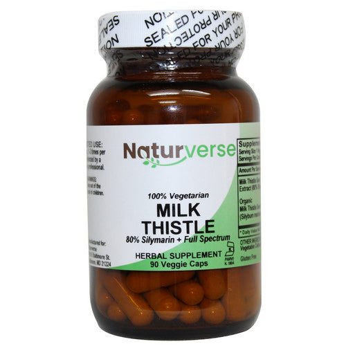 Naturverse, Milk Thistle Powder Capsules Standardized, 90 VegCaps