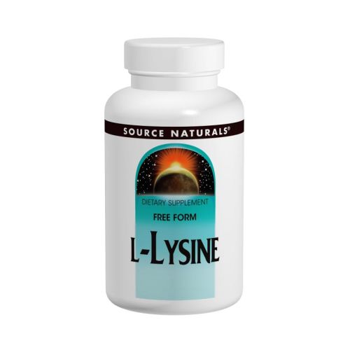 Source Naturals, L-Lysine, 500 MG, 100 Caps