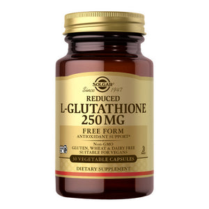 Solgar, Reduced L-Glutathione, 250 mg, 30 V Caps