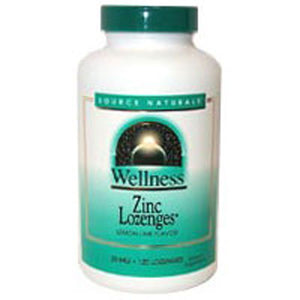 Source Naturals, Wellness Zinc Lozenges, 120 Tabs