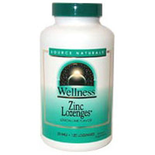 Source Naturals, Wellness Zinc Lozenges, 120 Tabs