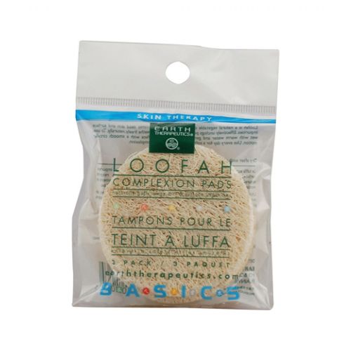 Earth Therapeutics, Loofah Complexion Discs, 3 Pc