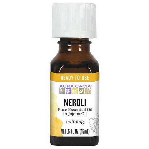 Aura Cacia, Precious Essentials Oil, Neroli W/Jojoba 0.5 Fl Oz